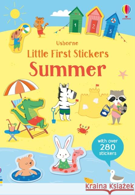 Little First Stickers Summer Hannah (EDITOR) Watson 9781474947626 Usborne Publishing Ltd - książka