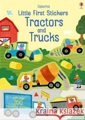 Little First Stickers Tractors and Trucks Hannah Watson Joaquin Camp 9781805317791 Usborne Books - książka