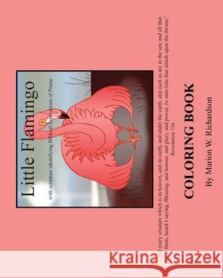 Little Flamingo Coloring Book Marion W. Richardson 9781530745739 Createspace Independent Publishing Platform - książka