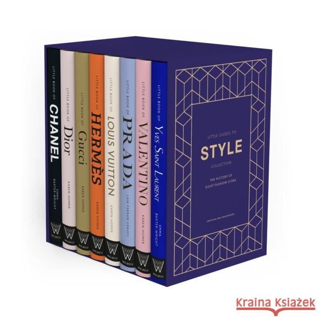 Little Guides to Style Collection: The History of Eight Fashion Icons Emma Baxter-Wright Karen Homer Laia Farra 9781802797152 Welbeck Publishing - książka