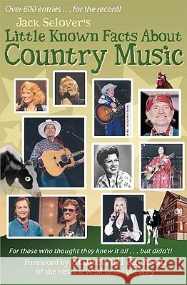Little Known Facts about Country Music Jack Selover Stonewall Jackson 9780963268495 Nova Books Nashville - książka