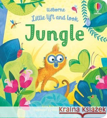 Little Lift and Look Jungle Anna Milbourne Christine Pym 9781805318507 Usborne Books - książka