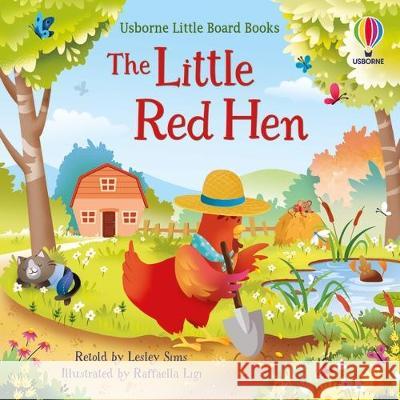 Little Red Hen Lesley Sims Raffaella Ligi 9781805319993 Usborne Books - książka