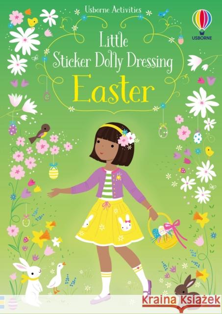 Little Sticker Dolly Dressing Easter Fiona Watt 9781801314862 Usborne Publishing Ltd - książka