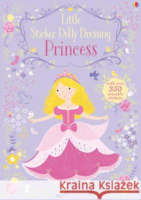 Little Sticker Dolly Dressing Princess Fiona Watt 9781474921862 Usborne Publishing Ltd - książka