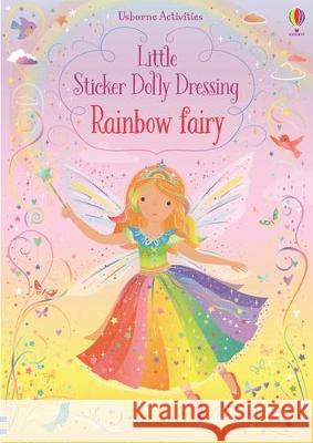 Little Sticker Dolly Dressing Rainbow Fairy Fiona Watt Lizzie MacKay 9781805071037 Usborne Books - książka