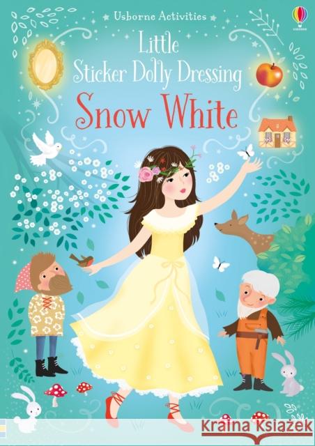 Little Sticker Dolly Dressing Snow White Watt, Fiona 9781474962285 Usborne Publishing Ltd - książka