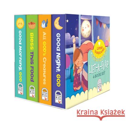 Little Sunbeams Religious Lift-A-Flap 4-Book Set Cottage Door Press 9781646383559 Cottage Door Press - książka
