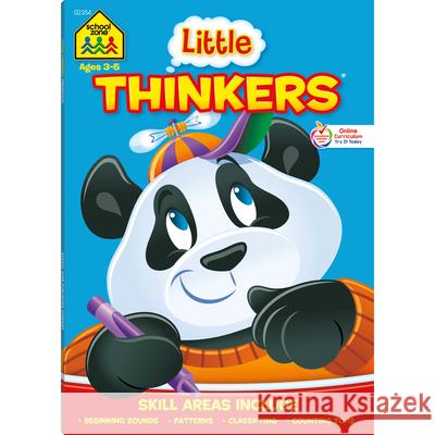 Little Thinkers Preschool Deluxe Edition Workbook  9781601599483 School Zone - książka