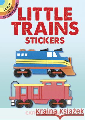 Little Trains Stickers Cathy Beylon 9780486412627 Dover Publications - książka