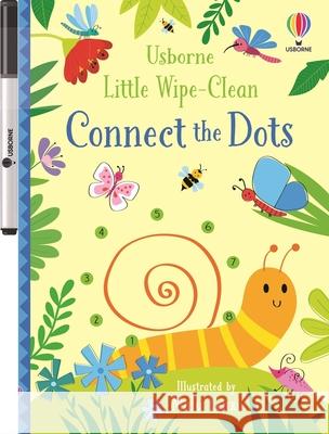 Little Wipe-Clean Connect the Dots Kirsteen Robson Malu Lenzi 9781836053835 Usborne Books - książka