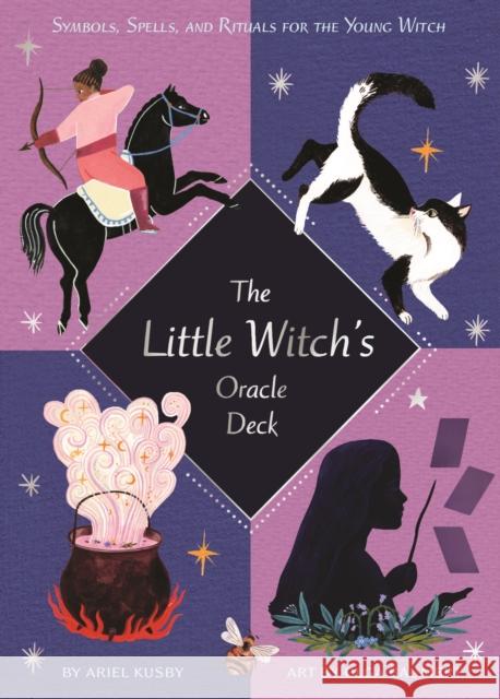 Little Witch's Oracle Deck: Symbols, Spells, and Rituals for the Young Witch Ariel Kusby 9781797225524 Chronicle Books - książka