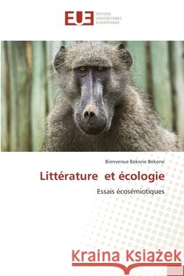 Littérature et écologie Bekone Bekone, Bienvenue 9786202540414 Editions Universitaires Europeennes - książka