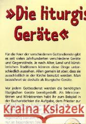 Liturgische Geräte, Mini-Plakat  9783460280632 Katholisches Bibelwerk - książka