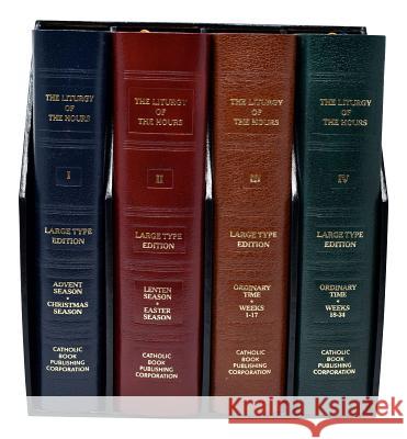 Liturgy of the Hours (Set of 4) International Commission on English in t 9780899427102 Catholic Book Publishing Company - książka