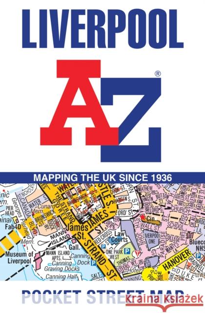 Liverpool A-Z Pocket Street Map A-Z maps 9780008657352 HarperCollins Publishers - książka