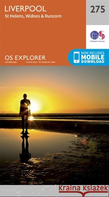 Liverpool, St Helens - Widnes and Runcorn Ordnance Survey 9780319244722 Ordnance Survey - książka