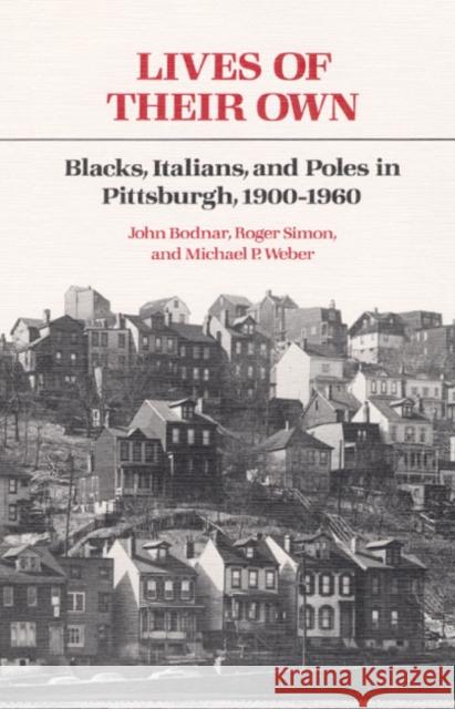 Lives of Their Own: Blacks, Italians, and Poles in Pittsburgh, 1900-1960 Bodnar, John 9780252010637 University of Illinois Press - książka