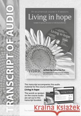 Living in Hope Catherine Fox 9781909107441 SPCK Publishing - książka