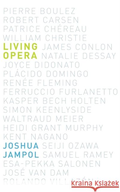 Living Opera Joshua Jampol 9780195381382  - książka