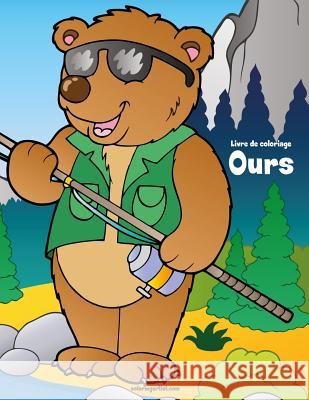 Livre de coloriage Ours 3 Nick Snels 9781981993079 Createspace Independent Publishing Platform - książka