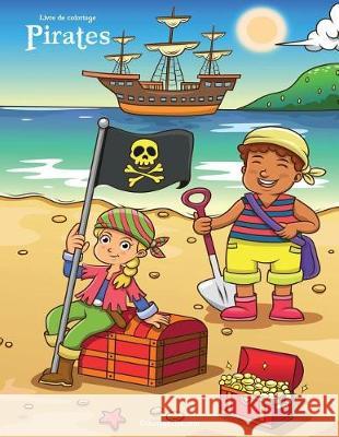 Livre de coloriage Pirates 1, 2 & 3 Nick Snels 9781723214905 Createspace Independent Publishing Platform - książka