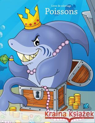 Livre de coloriage Poissons 1 & 2 Nick Snels 9781981973811 Createspace Independent Publishing Platform - książka