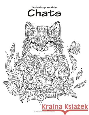 Livre de coloriage pour adultes Chats 2 Nick Snels 9781539702160 Createspace Independent Publishing Platform - książka