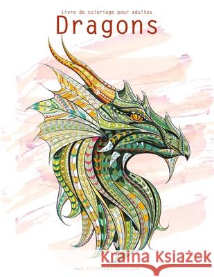 Livre de coloriage pour adultes Dragons 1 & 2 Nick Snels 9781533421821 Createspace Independent Publishing Platform - książka