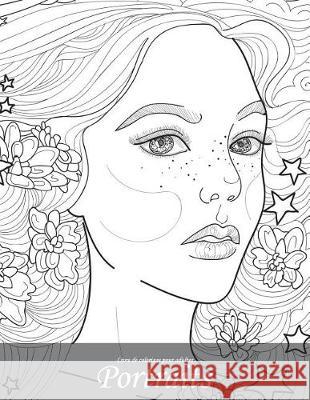 Livre de coloriage pour adultes Portraits 6 Nick Snels 9781723233647 Createspace Independent Publishing Platform - książka