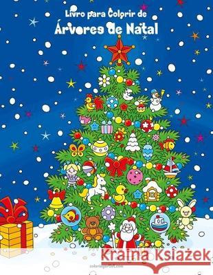 Livro para Colorir de Árvores de Natal Snels, Nick 9781698469133 Independently Published - książka