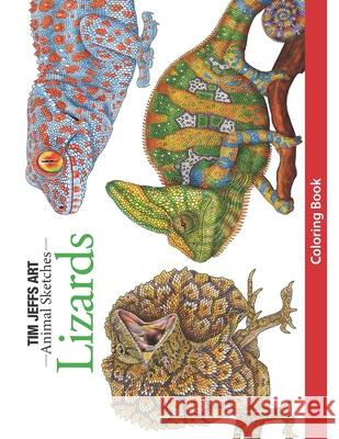 Lizards Coloring Book Jeffs, Jo Warren 9798753311962 Independently Published - książka