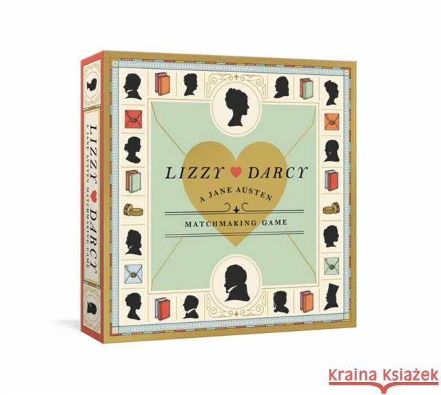 Lizzy Loves Darcy: A Jane Austen Matchmaking Game Thomas W. Cushing 9780593138359 Random House USA Inc - książka