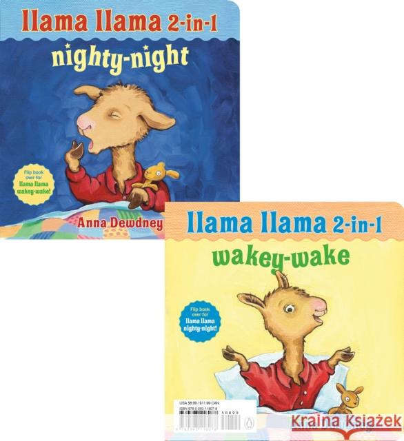 Llama Llama 2-In-1: Wakey-Wake/Nighty-Night Anna Dewdney 9780593118078 Viking Books for Young Readers - książka