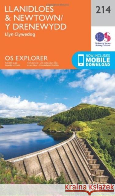 Llanidloes and Newtown - Y Drenewydd Ordnance Survey 9780319244074 Ordnance Survey - książka