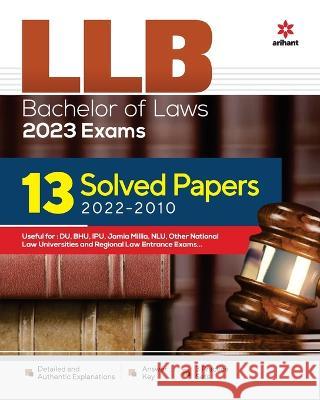 LLB Entrance Exam Solved (E) Arihant Experts 9789327192797 Arihant Publication India Limited - książka