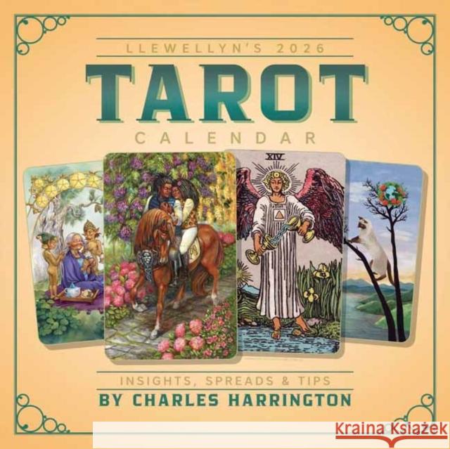 Llewellyn's 2026 Tarot Calendar: Insights, Spreads, and Tips Charles Harrington 9780738775289 Llewellyn Publications - książka