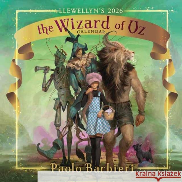 Llewellyn's 2026 Wizard of Oz Calendar Paolo Barbieri 9780738778051 Llewellyn Publications - książka