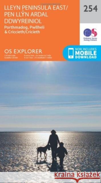 Lleyn Peninsula East Ordnance Survey 9780319244500 Ordnance Survey - książka