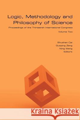 Lmps - Proc of 13th Int Congress, Vol 2 Cai, Shushan 9781848900455 College Publications - książka