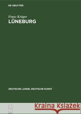 Lüneburg Krüger, Franz 9783112356357 de Gruyter - książka