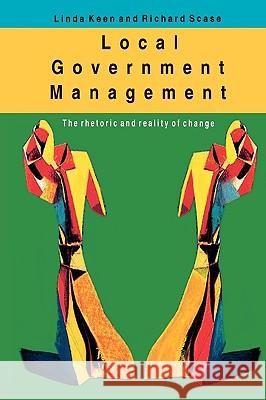 Local Government Management KEEN 9780335198931 Open University Press - książka