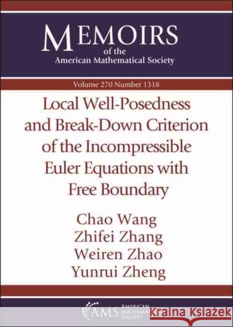 LOCAL WELL-POSEDNESS AND BREAK-DOWN CRIT WANG  ZHANG  ZHAO 9781470446895 EUROSPAN - książka