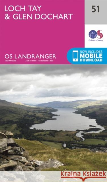 Loch Tay & Glen Dochart Ordnance Survey 9780319261491 Ordnance Survey - książka