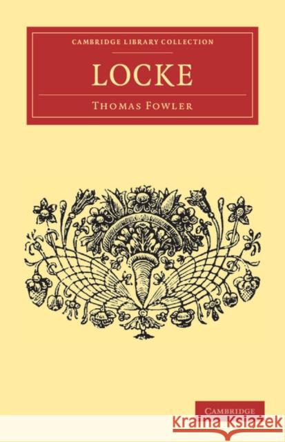 Locke Thomas Fowler 9781108034562 Cambridge University Press - książka