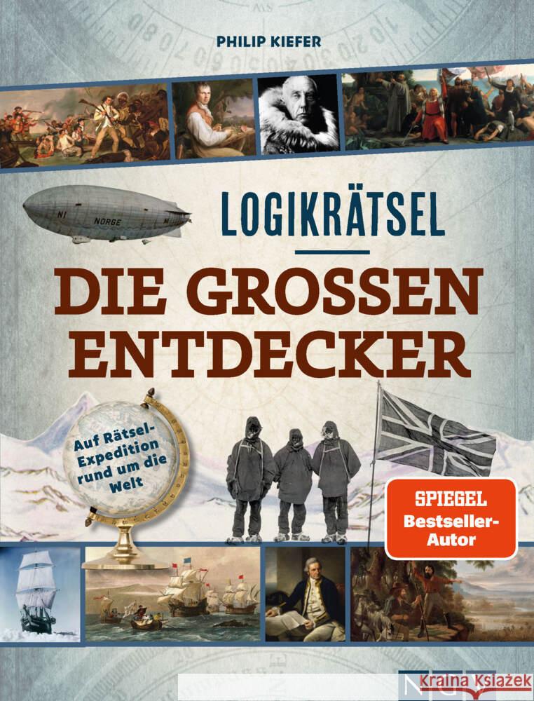 Logikrätsel Die großen Entdecker Kiefer, Philip 9783625196082 Naumann & Göbel - książka