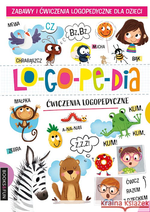 Logopedia ćwiczenia  9788366356603 Books and Fun - książka