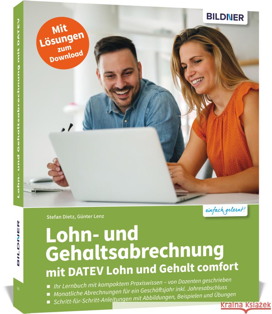 Lohn- und Gehaltsabrechnung mit DATEV Lohn und Gehalt comfort Lenz, Günter, Stefan, Dietz 9783832805944 BILDNER Verlag - książka