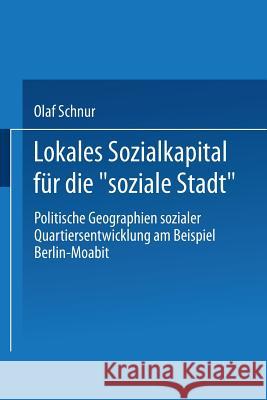 Lokales Sozialkapital Für Die 