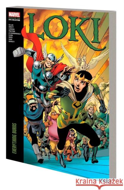 Loki Modern Era Epic Collection: Everything Burns Andy Lanning 9781302952655 Marvel Universe - książka
